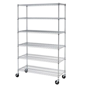 Six layers of chrome plated heavy duty shelving