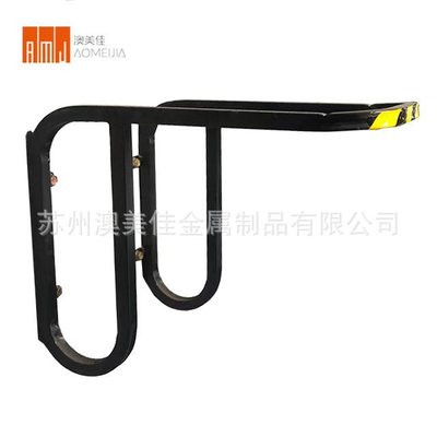 A mountain bike with a wall frame