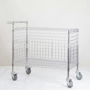 There are net frame middleweight tube logistics warehouse trolleys