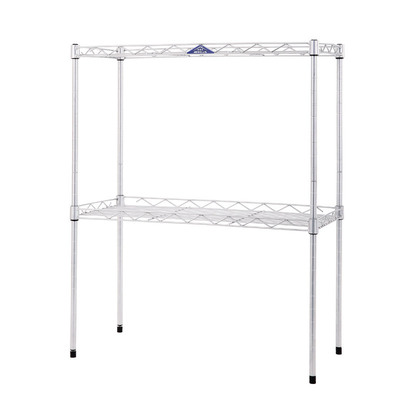 简约现代厨房微波炉收纳架