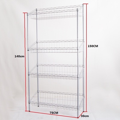 4 - floor shelving creative supermarket 5 - floor display rack nets